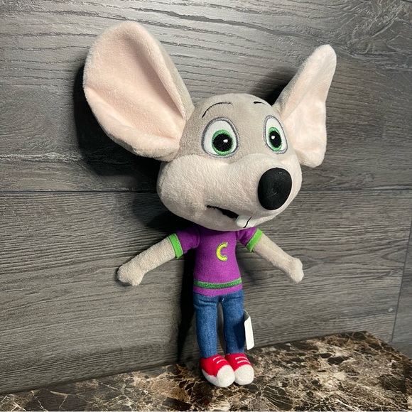 CHUCK E. CHEESE "BIG HEAD" PLUSH STUFFED TOY - Picture 2 of 7